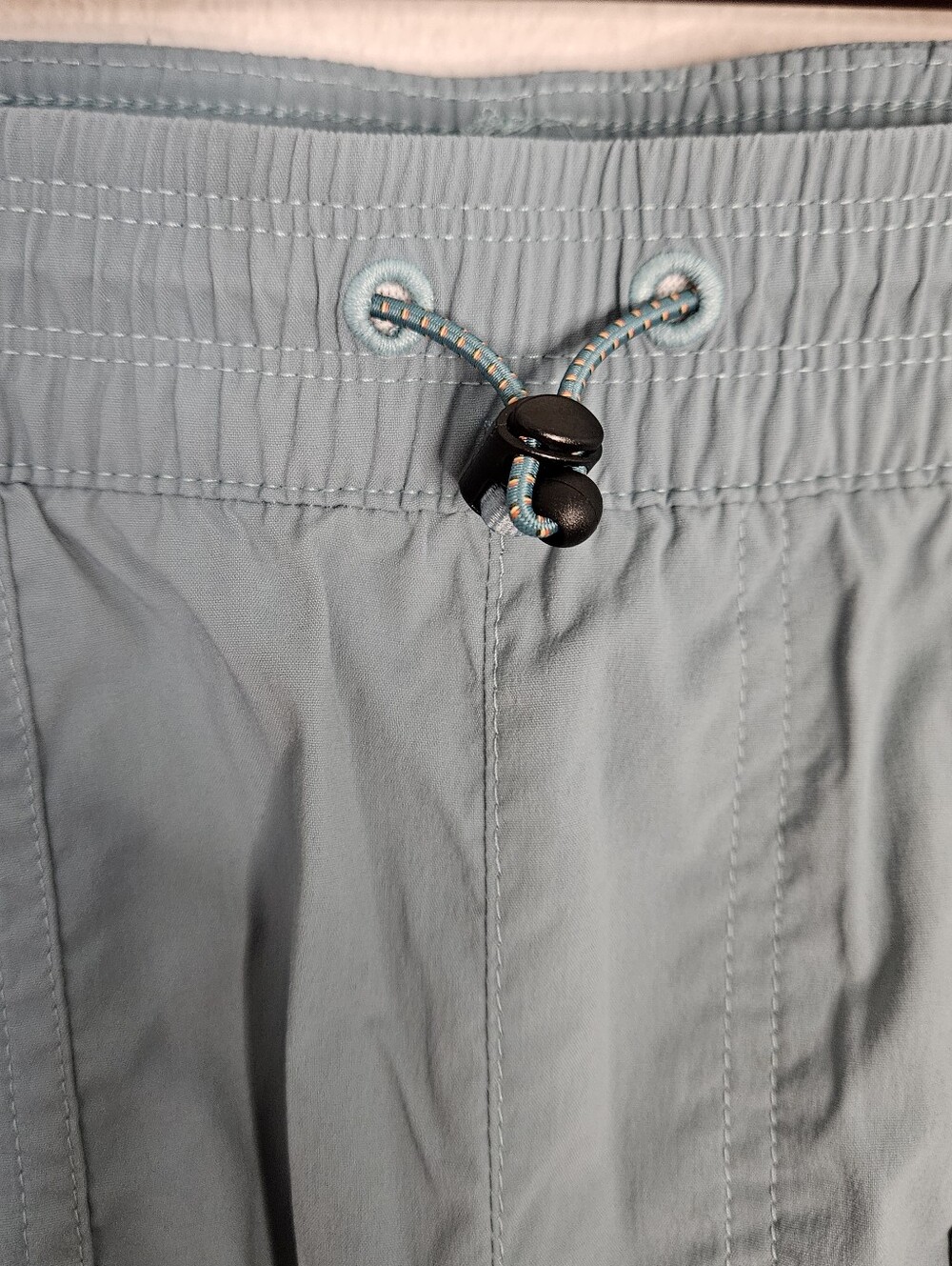 REI Nylon Shorts Blue Elastic Waist Drawstring Pockets M - Picture 6 of 6
